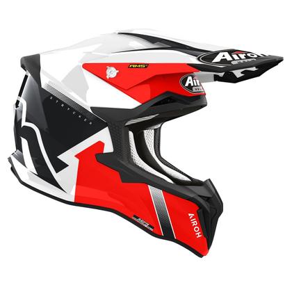 Imagem de Capacete Motocross Airoh Strycker Vermelho Trilha Off Road