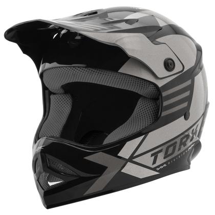 Imagem de Capacete Motocross Infantil Pro Tork Fast Next Brilhante Segurança Conforto