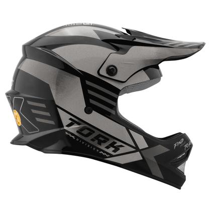 Imagem de Capacete Motocross Infantil Pro Tork Fast Next Brilhante Segurança Conforto