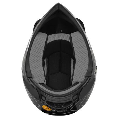 Imagem de Capacete Motocross Infantil Pro Tork Fast Next Brilhante Segurança Conforto