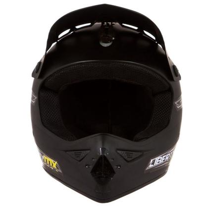 Capacete Motocross Off Road Liberty Mx Pro + Óculos 788 Preto