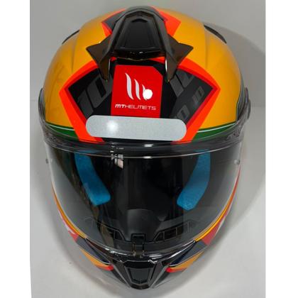 Imagem de Capacete Mt Helmets Targo S Diogo 23 Tribute A3 Ayrton Senna