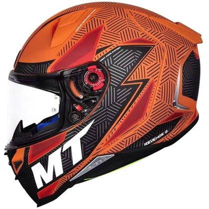 Imagem de Capacete MT Revenge 2 Status Matt Orange