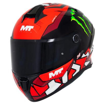 Imagem de Capacete MT Targo S Piqueras B5 Original Vermelho Brilhante