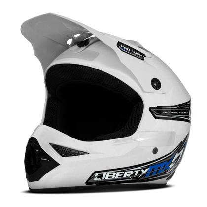 Imagem de Capacete Mx Pro Moto Piloto Estrada Trilha Fechado Motocross Offroad Enduro  PRO TORK