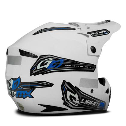 Imagem de Capacete Mx Pro Moto Piloto Estrada Trilha Fechado Motocross Offroad Enduro  PRO TORK