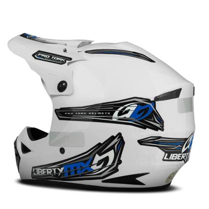 Imagem de Capacete Mx Pro Moto Piloto Estrada Trilha Fechado Motocross Offroad Enduro  PRO TORK