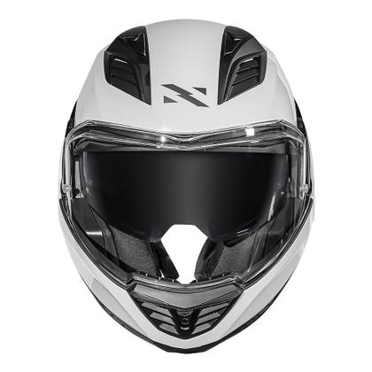 Imagem de Capacete Norisk Avenger Monocolor Branco Escamoteável