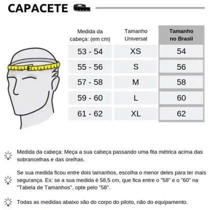 Imagem de Capacete Norisk Carbon R Team Amarelo Azul