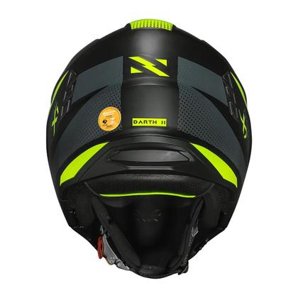 Imagem de Capacete Norisk Darth II X1 Matte Black HV Yellow
