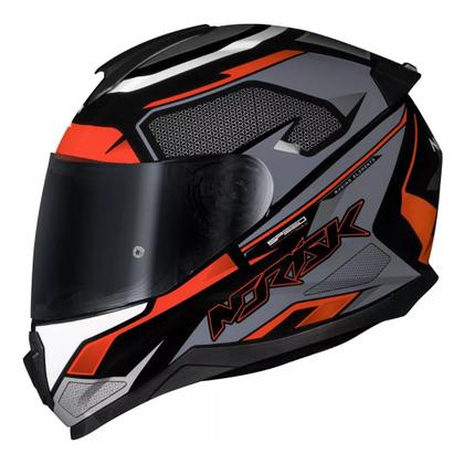 Imagem de Capacete Norisk Fab FF802 Razor Speedmax Black Gray Orange