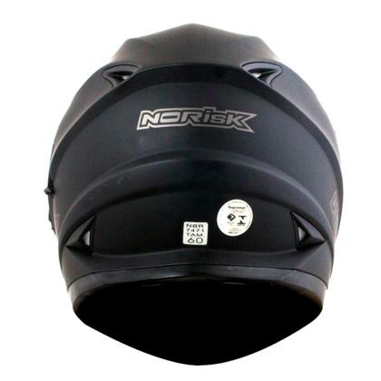 Imagem de Capacete Norisk FF302 Mono Preto Fosco