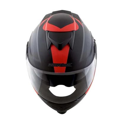 Imagem de Capacete Norisk FF345 Route Stroke Matt Blk Grey Red