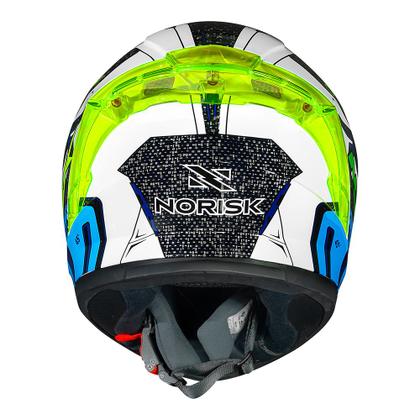 Imagem de Capacete Norisk Flow Robot Branco e Amarelo