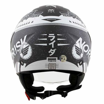 Capacete Norisk Jet OF559 Tokyo - Capacete de Moto - Magazine Luiza