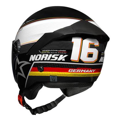 Capacete norisk neo grand prix germany alemanha bandeiras