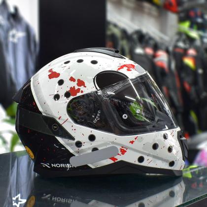 Capacete Norisk Razor Jason Mascara Terror Sexta Feira 13