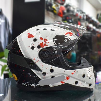 Capacete Norisk Razor Jason Mascara Terror Sexta Feira 13