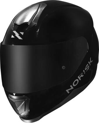 Imagem de Capacete Norisk Razor Monocolor Preto Brilho