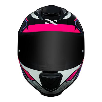 Imagem de Capacete Norisk Razor Speed Max Rosa e Roxo Mais Viseira Fumê