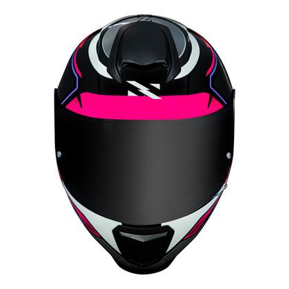 Imagem de Capacete Norisk Razor Speed Max Roxo e Rosa Mais Viseira Fumê