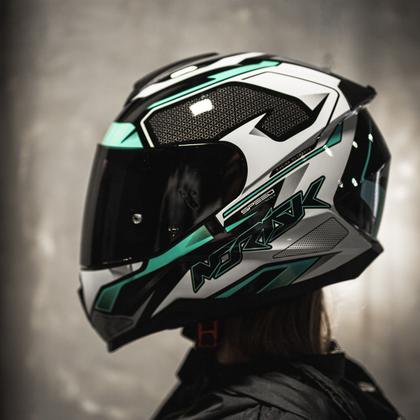 Imagem de Capacete Norisk Razor Speedmax Verde Agua Masculino Feminino