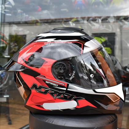 Capacete Norisk Razor Speedmax Vermelho Masculino Aerofólio