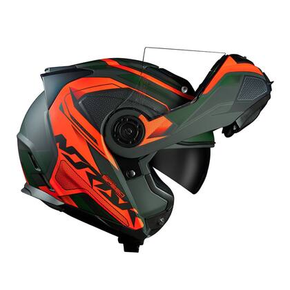 Imagem de Capacete NoRisk Route FF345 SpeedMax Verde/ Laranja