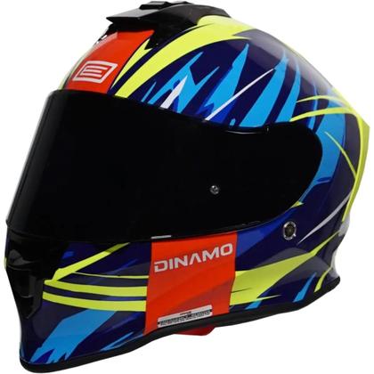 Imagem de Capacete Origine Dinamo Sz Revo Neon Amarelo Azul Tam 62