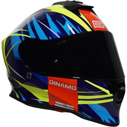Imagem de Capacete Origine Dinamo Sz Revo Neon Amarelo Azul Tam 62
