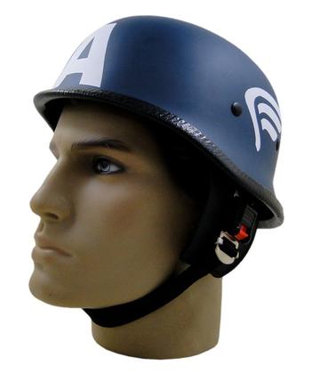 Imagem de Capacete Para Scooter Elétrica Aberto Azul Cap. America Coquinho m34c040