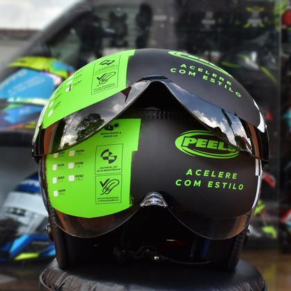 Imagem de Capacete Peels F21 Caveira Justiceiro Custom Com Queixeira