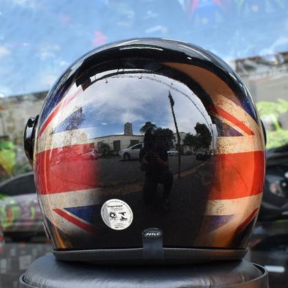 Imagem de Capacete Peels F21 Reino Unido Custom Com Queixeira Aberto