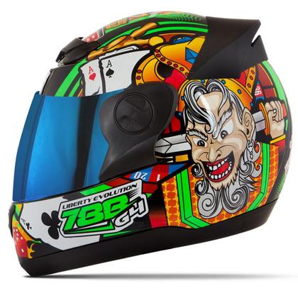 Capacete Pro Tork Evolution 4g Las Vegas + Viseira Iridium