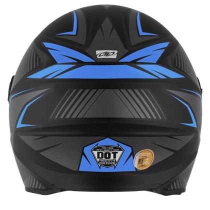 Imagem de Capacete R8 Pro Tork Moto Fechado Feminino Masculino Adulto Viseira Segurança Proteção