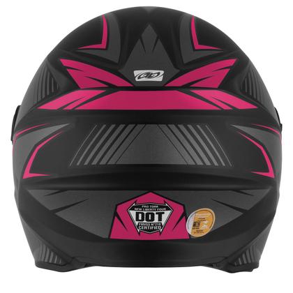 Imagem de Capacete R8 Pro Tork Moto Fechado Feminino Masculino Adulto Viseira Segurança Proteção