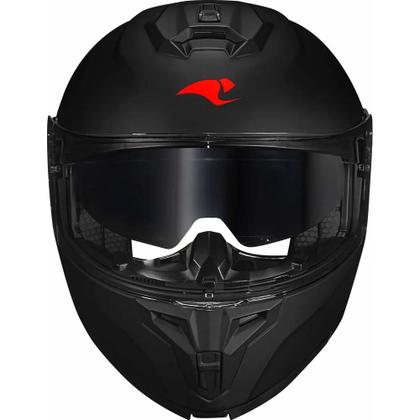 Imagem de Capacete Race Tech Escamoteável Signal Preto Fosco C/viseira Interna