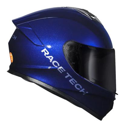 Imagem de Capacete Race Tech Hit Monocolor Azul