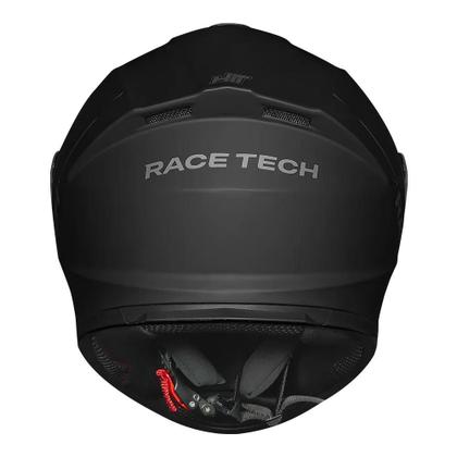 Imagem de Capacete Race Tech Hit Monocolor Preto Fosco Mais Viseira Fumê