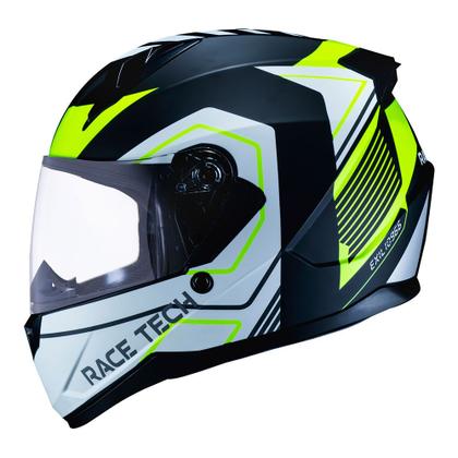 Imagem de Capacete Race Tech Sector Exilio Matte Black Yellow 56S