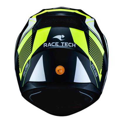 Imagem de Capacete Race Tech Sector Exilio Matte Black Yellow 56S