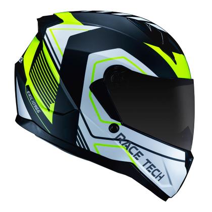 Imagem de Capacete Race Tech Sector Exilio Matte Black Yellow 56S