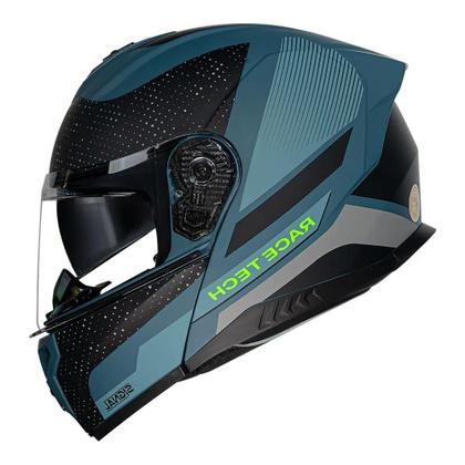 Imagem de Capacete race tech signal gear azul fosco