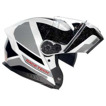 Imagem de Capacete Race Tech Signal Gear Escamoteável