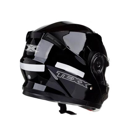 Imagem de Capacete Robocop Articulado Texx Gladiator V3 Preto Moto