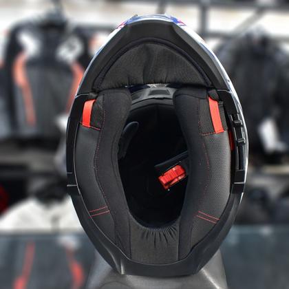 Imagem de Capacete Robocop Moto Bieffe B-Dynamic Attractie Vermelho