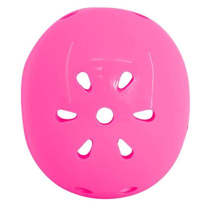 Imagem de Capacete Rosa com Ajuste Infantil Acolchoado DM Radical - Tam. M