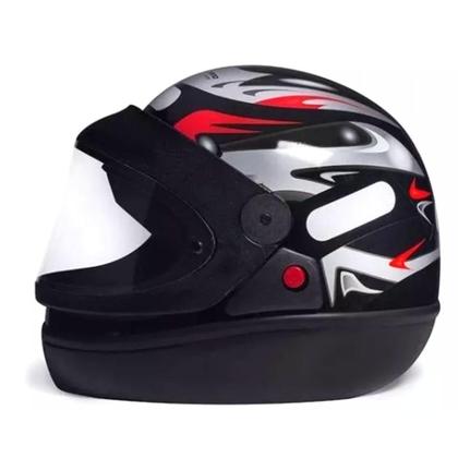 Imagem de Capacete San Marino Taurus Automático Preto Mais Viseira Extra Cristal 2.2