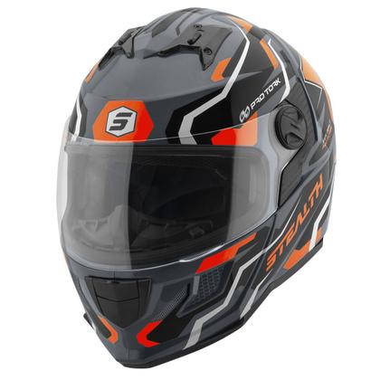 Imagem de Capacete Stealth Hawk Moto Fechado Feminino Masculino Pro Tork Proteção Segurança