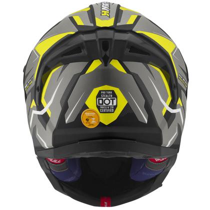 Imagem de Capacete Stealth Hawk Moto Fechado Feminino Masculino Pro Tork Proteção Segurança